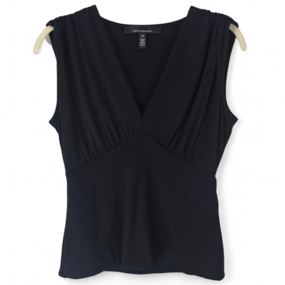 WHBM Deep V-neck Empire Waist Sleeveless Top Size‎ XS